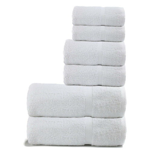 Imperial Towels Set 2 Bath 2 Hand 2 Face Durable Soft