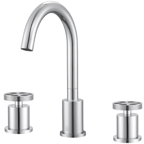 ANCONA  Nova Series Widespread Double-Handle Bathroom Faucet In Chrome