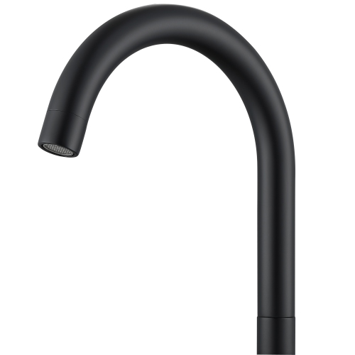 Ancona Nova Series Widespread Double-Handle Bathroom Faucet in Matte Black
