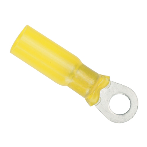 ANCOR  12-10 Gauge - 1/4" Heat Shrink Ring Terminal - 25-Pack