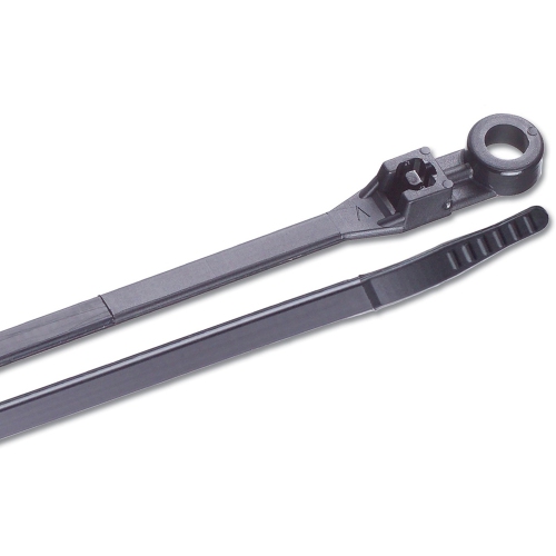 ANCOR  8" Uv Mounting Cable Zip Ties - 100 Pack In Black