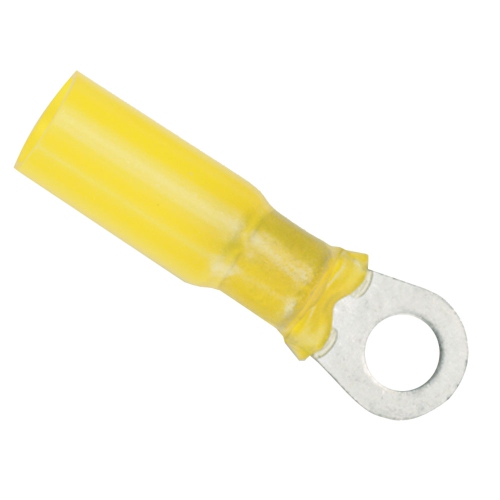 ANCOR  12-10 Gauge - #8 Heat Shrink Ring Terminal - 25-Pack