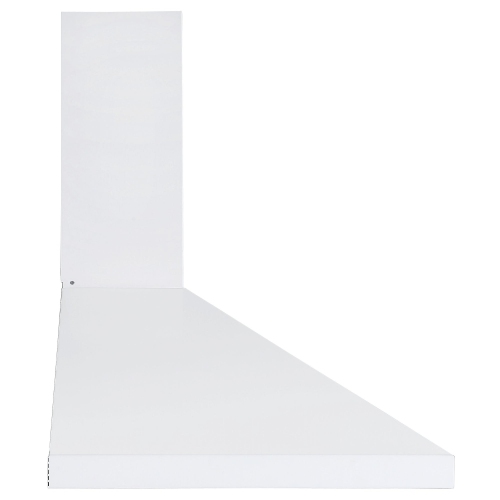 Ancona 30" Convertible Wall-Mounted Pyramid Range Hood in White 