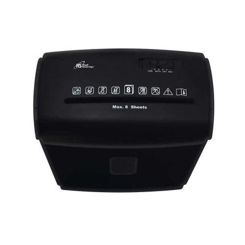 Déchiqueteuse personnelle à coupe croisée 8 feuilles et lecteur de cartes de crédit sur CD pour le bureau à domicile