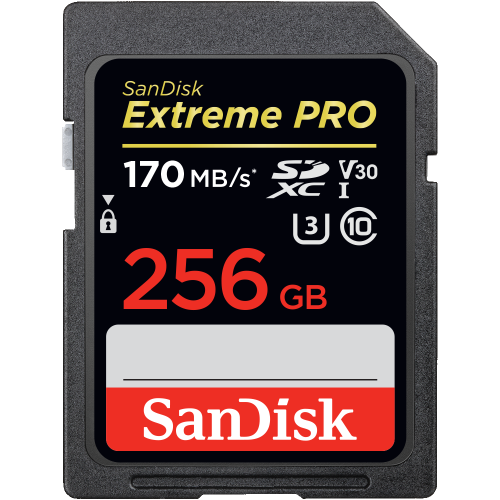 SanDisk Extreme PRO 256GB SD Card SDSDXXY-256G