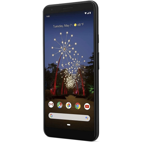 Refurbished - Google Pixel 3a 64GB Smartphone - Just Black - Unlocked