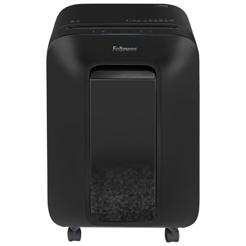 Déchiqueteuse à coupe micro de 12 feuilles de Fellowes - Noir