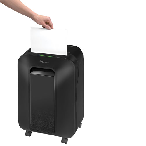 Déchiqueteuse à coupe micro de 12 feuilles de Fellowes - Noir