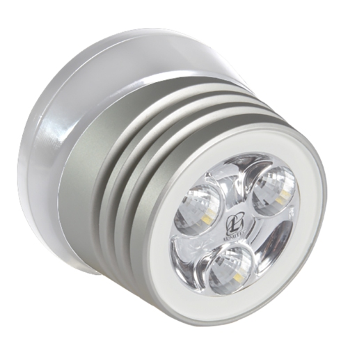 LUMITEC  Zephyr Led Spreader/deck Light - Brushed White Base - White Non-Dimming