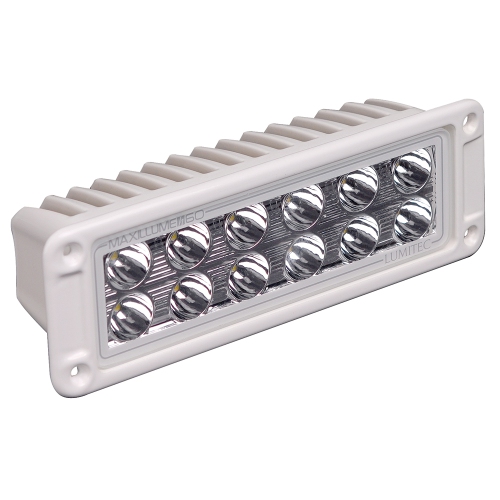 LUMITEC  Maxillumeh60 - Flush Mount Flood Light - White Housing - White Dimming