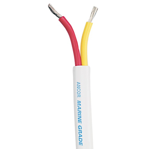 ANCOR  Safety Duplex Cable - 14/2 Awg - Red/yellow - Flat - 25'