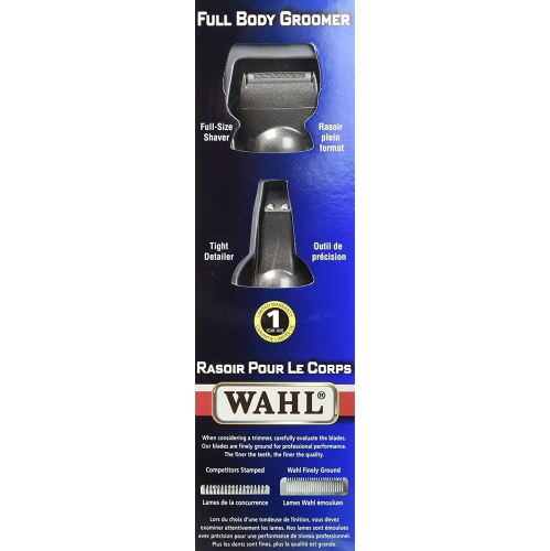 Wahl Canada 5580 Rechargeable Full Body Groomer, Personal Grooming Kit 12 pieces