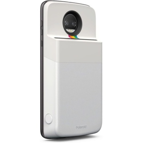 Image 1 de 1.. Moto Mod pour téléphones Moto Z – imprimante Insta-Share de Polaroid - Blanc - PG38C02066