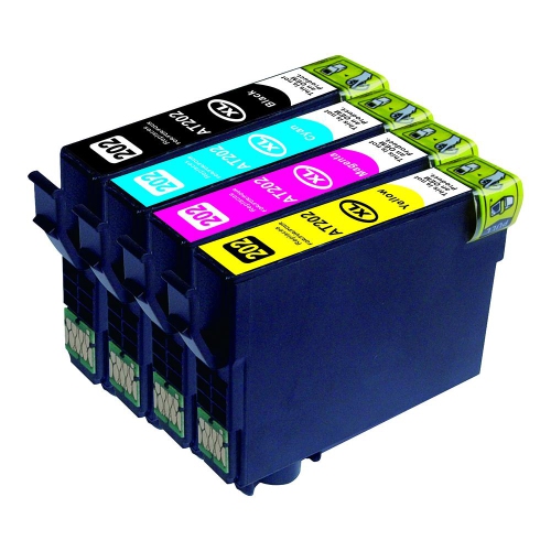 Compatible Epson T202XL T202 Ink Cartridge Combo BK/C/M/Y By Superink