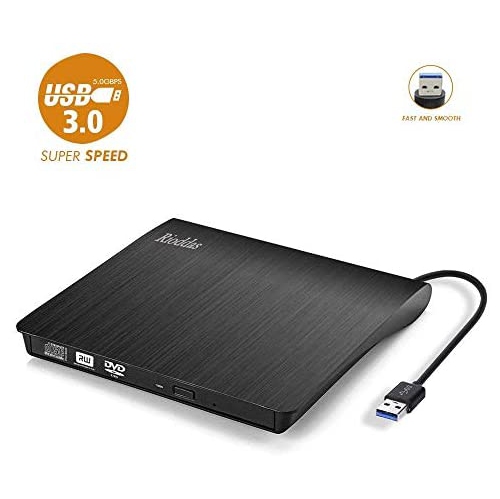 driver for mac rioddas external cd drive usb 3.0 portable cd/dvd /-rw drive slim dvd/cd rom