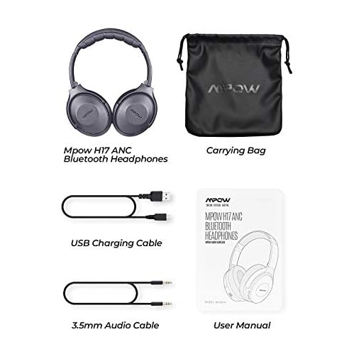 mpow h17 wireless active noise cancellation headphones