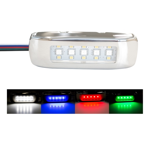 Image 1 de 1.. Innovative Lighting RGBW Tri-Lite w/Stainless Steel Bezel