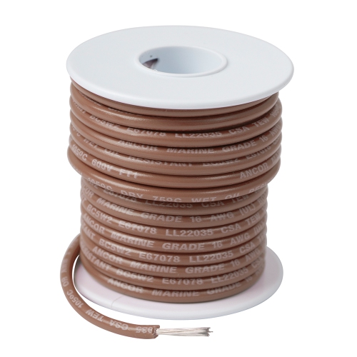 Image 1 de 1.. Ancor Tan 12 AWG Tinned Copper Wire - 100&#39;