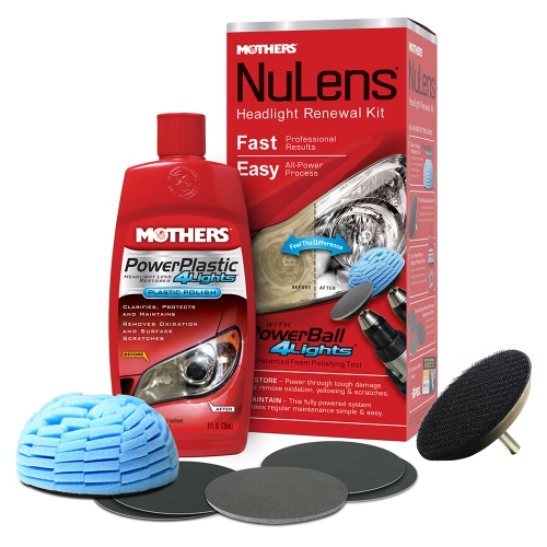 MOTHERS POLISH Mothers Nulens® Headlight Renewal Kit - Group Great Product Really Works Well