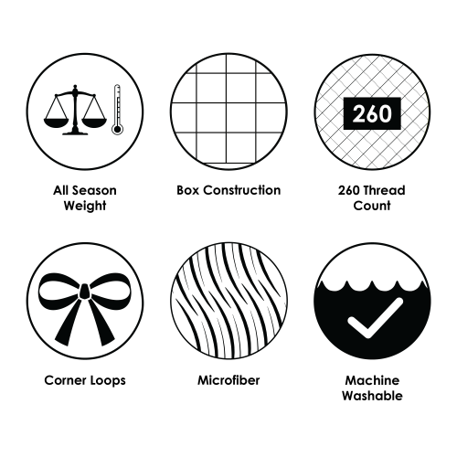 Canadian Down & Feather Co - Microfiber Down Alternative Duvet - Double, All Season