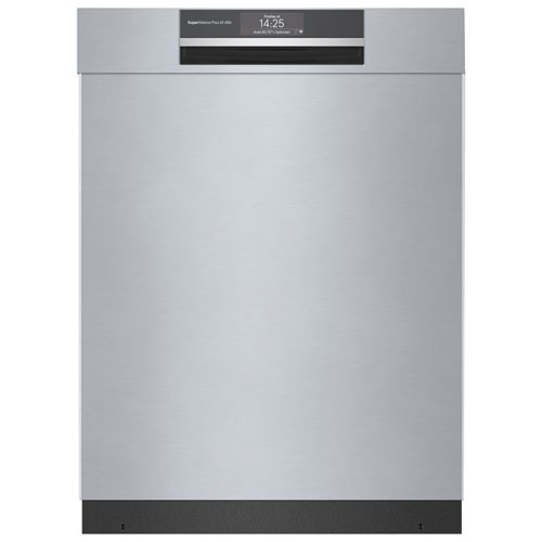 Bosch 800 Series 24" 42dB Built-In Dishwasher w/Stainless Steel Tub & Third Rack - Stainless