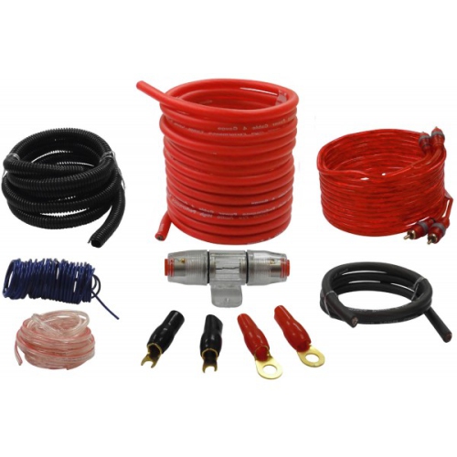 8 Gauge Complete Amplifier Installation Wiring Kit