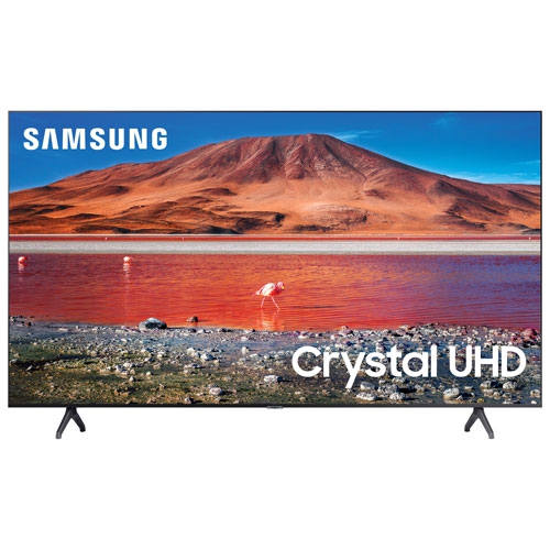 SAMSUNG  " 58"" 4K Uhd HDr Led Tizen Smart Tv (Un58Tu7000Fxzc) - Titan " In Grey