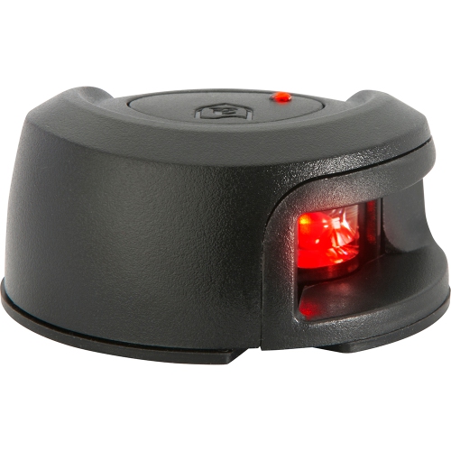 ATTWOOD MARINE  Attwood Lightarmor Deck Mount Navigation Light - Composite - Port (Red) - 2Nm In Black