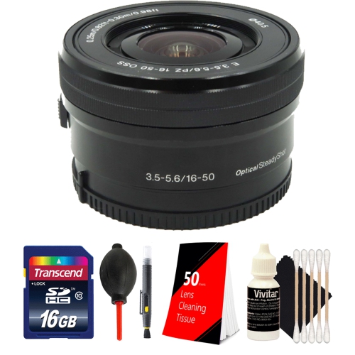 SONY  Selp1650 16-50MM Power Zoom Lens And Accessories International Version W/seller Warranty (Open Box)