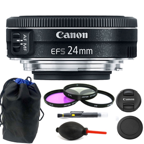 CANON  Ef-S 24MM F/2.8 Stm Lens for Digital Slr Camera Kit International Version W/seller Warranty