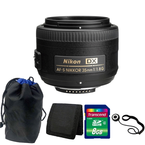 Nikon AF-S DX NIKKOR 35mm f/1.8G Lens with International Version w