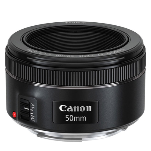 Canon EF 50mm f/1.8 STM Lens with Pouch + Accessory Kit