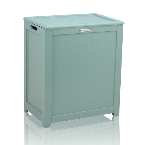 Oceanstar Storage Laundry Hamper, Turquoise