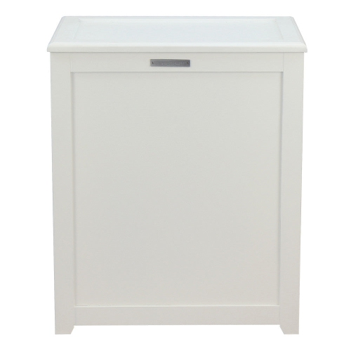 Oceanstar Storage Laundry Hamper, White