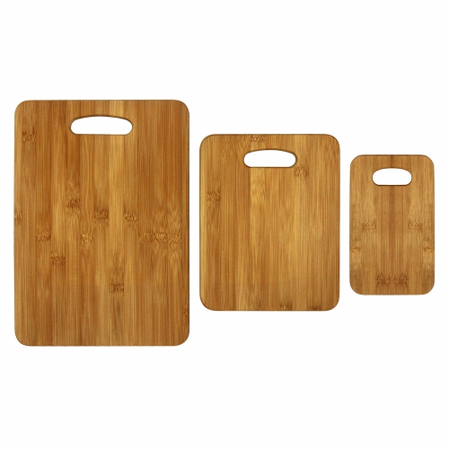 Oceanstar 3-Piece Bamboo Cutting Board Set