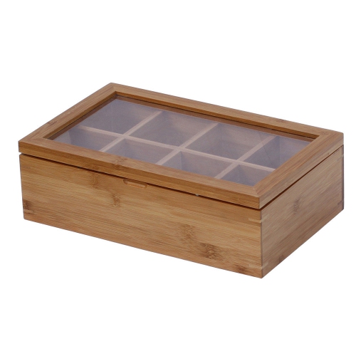 OCEANSTAR  Bamboo Tea Box- Natural