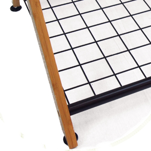 Oceanstar X-Frame Bamboo 3-Bag Laundry Sorter