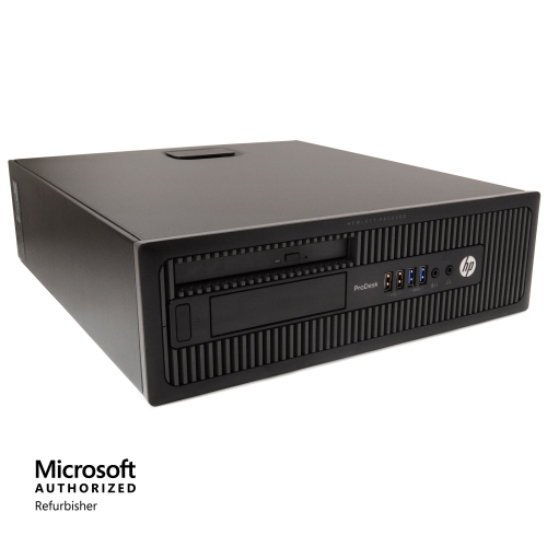 HP ProDesk 600 G1 Small Form Factor Desktop - Intel Core i5-4690, 8GB Memory, 128GB SSD, Win 10 Pro (EN/FR), DVD by HP - Refurbished condition - Image 6