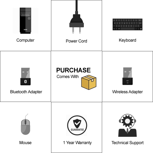 Dell OptiPlex 390 Mini Tower, Intel Quad Core i5 2400 up to 3.4G, 8G DDR3, 500G, WiFi, BT, DVD, W10P64 (EN/FR/ES) by DELL - Refurbished condition - Image 5