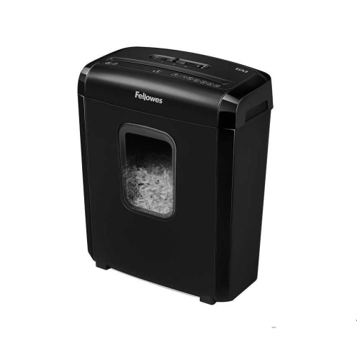 Fellowes Microshred 6M Micro-cut Shredder, Cross-Cut Paper and Credit Card-