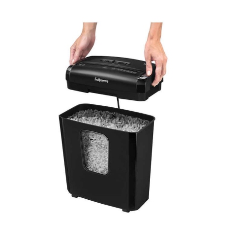 Fellowes Microshred 6M Micro-cut Shredder, Cross-Cut Paper and Credit Card-