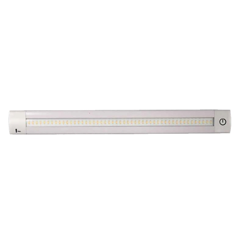 LUNASEA LIGHTING Lunasea Adjustable Linear Led Light W/built-In Dimmer - 12" Length, 12Vdc, Warm White W/ Switch