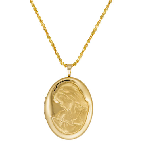 Le Reve Collection Locket Pendant on 18" 14K Gold Filled Chain
