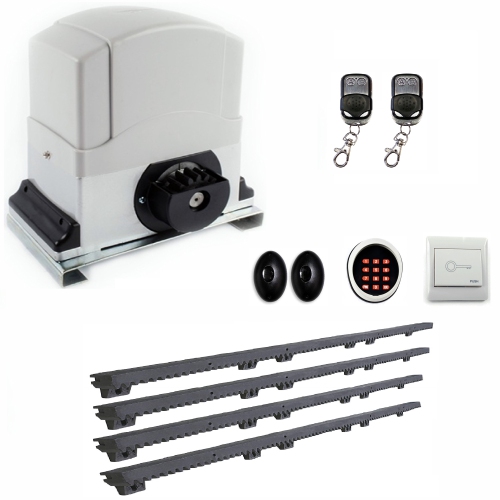 HEAVY DUTY METAL DUAL SWING GATE OPENER OPERATOR ALEKO AS1700BACK & BACK-UP KIT