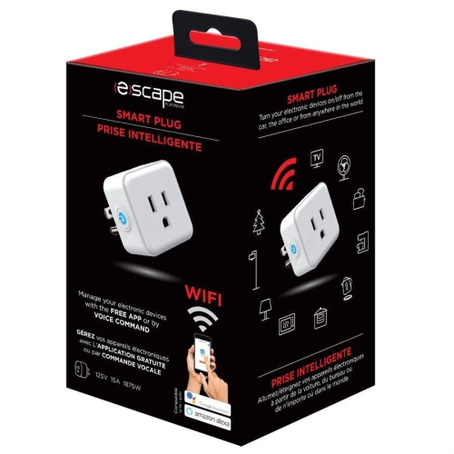 Escape SMP152 - Smart Socket, Wi-fi, White