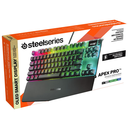 Steelseries Apex Pro Tkl Backlit Mechanical Omnipoint Gaming Keyboard English Marine Duty Free