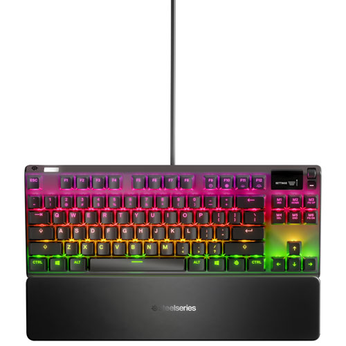 SteelSeries Apex 7 TKL Backlit Mechanical Red Gaming Keyboard - English