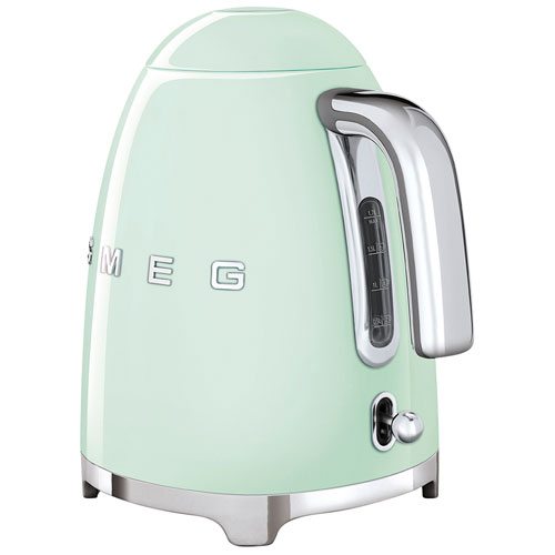 Bouilloire électrique de style années 50 de Smeg - 1,7 L - Vert pastel