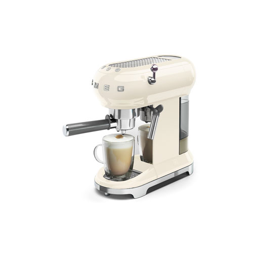 Machine à espresso manuelle de 15 bars de style années 50 de Smeg