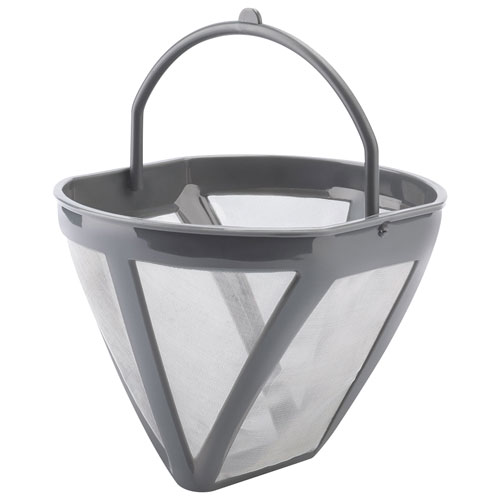 Cafetière à filtre programmable de style années 50 de Smeg - 10 tasses - Acier inoxydable